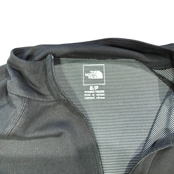 The North Face Black Long Sleeve Athletic Stretch Modern 1/4 Zip Collared Small - Picture 8 of 14